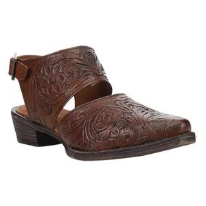 Roper Women's Dianna Tooled Snip Toe Mules Boots Shoes